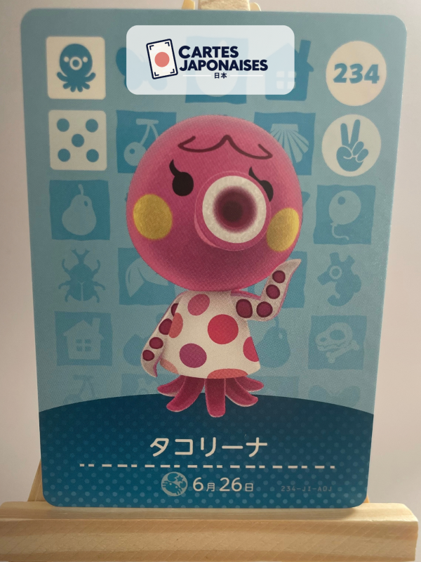 Carte Amiibo Animal Crossing 234 Marina Série 3 Japon