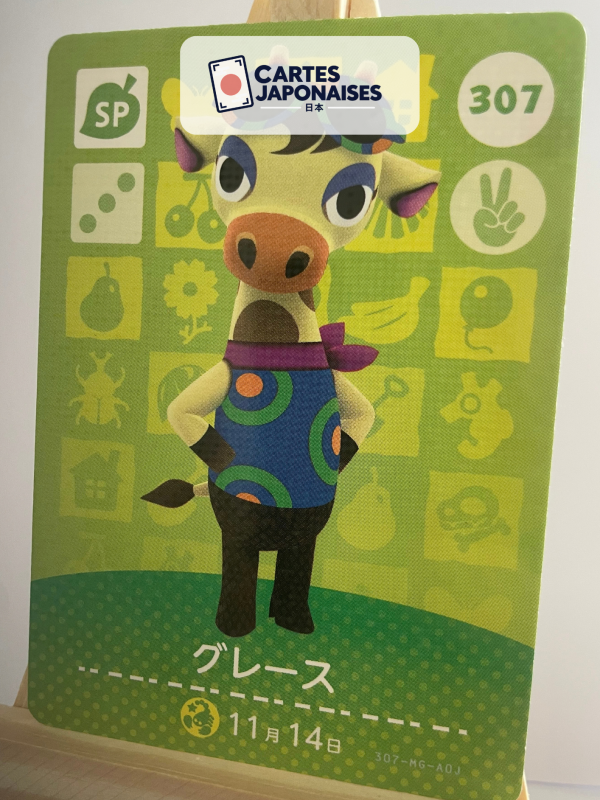 Carte Amiibo Animal Crossing 307 Carla Série 4 Japon