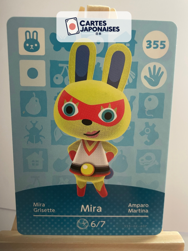 Carte Amiibo Animal Crossing 355 Grisette Série 4 Version Française