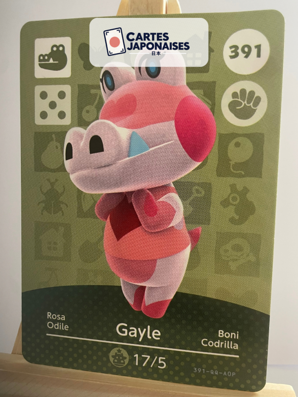 Carte Amiibo Animal Crossing 391 Odile Série 4 Version Française