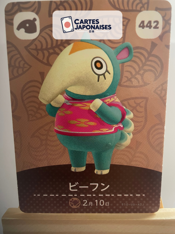 Carte Amiibo Animal Crossing 442 Cléo Série 5 Japon