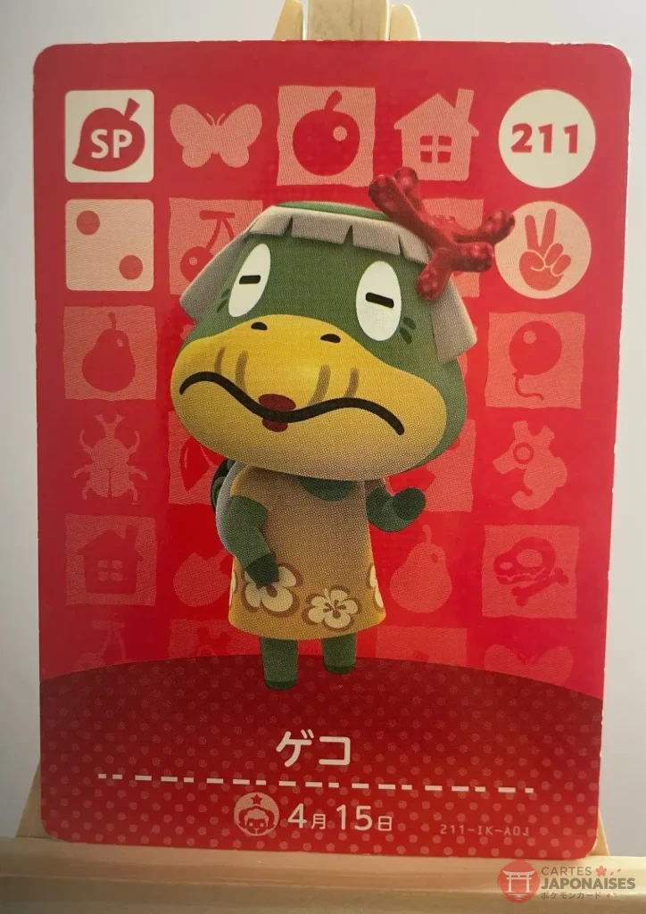 Carte Amiibo Animal Crossing 211 Mamiral Série 3 Japon – Compatible Switch Europe