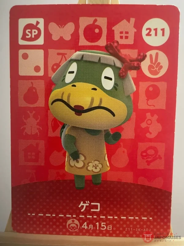 Animal Crossing Amiibo Card 211 Grams (Mamiral) Series 3 Japanese – Switch Europe compatible