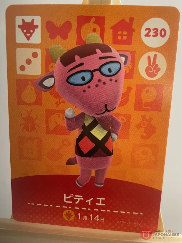 Animal Crossing Amiibo Card 230 Velma (Véra) Series 3 Japanese – Switch Europe compatible