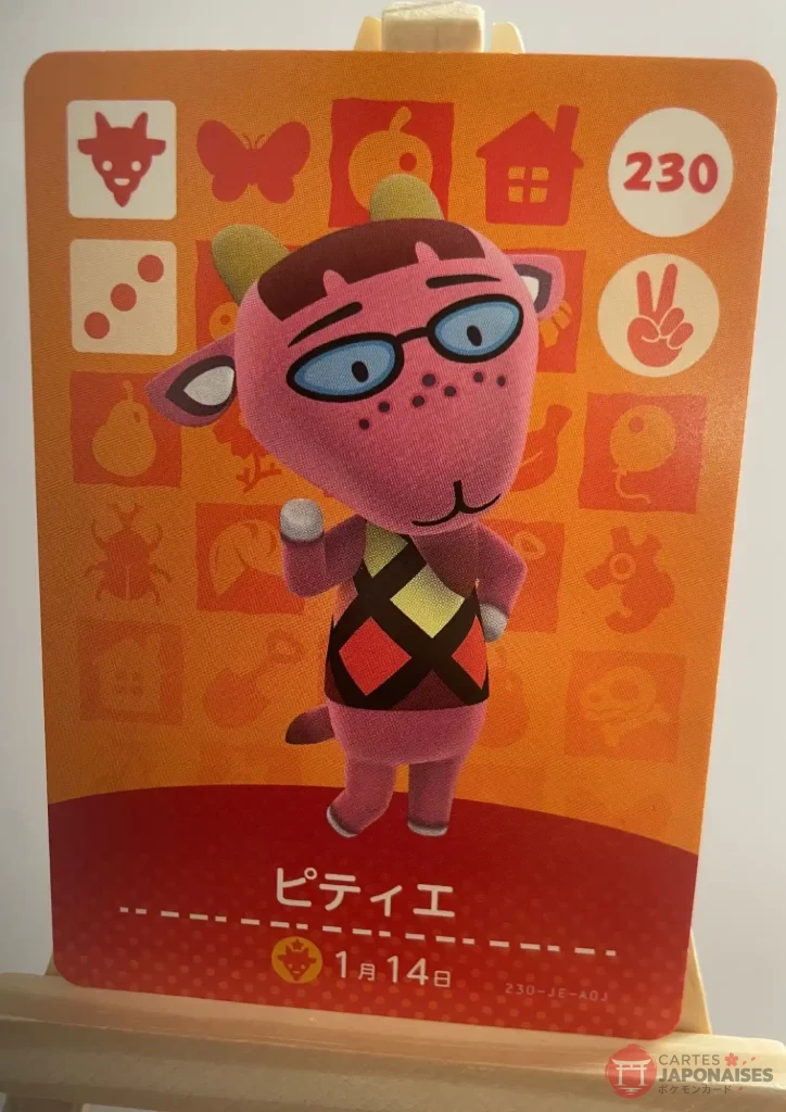 Animal Crossing Amiibo Card 230 Velma (Véra) Series 3 Japanese – Switch Europe compatible