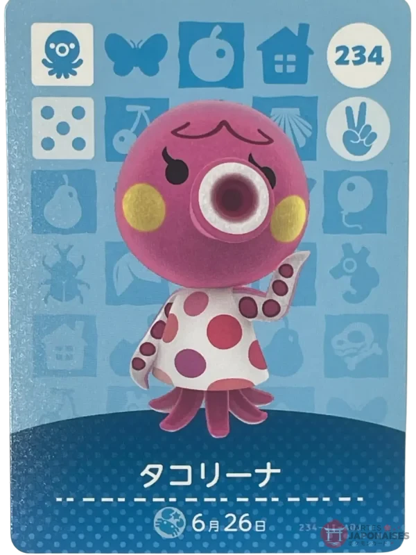 Animal Crossing Amiibo Card 234 Marina Series 3 Japanese