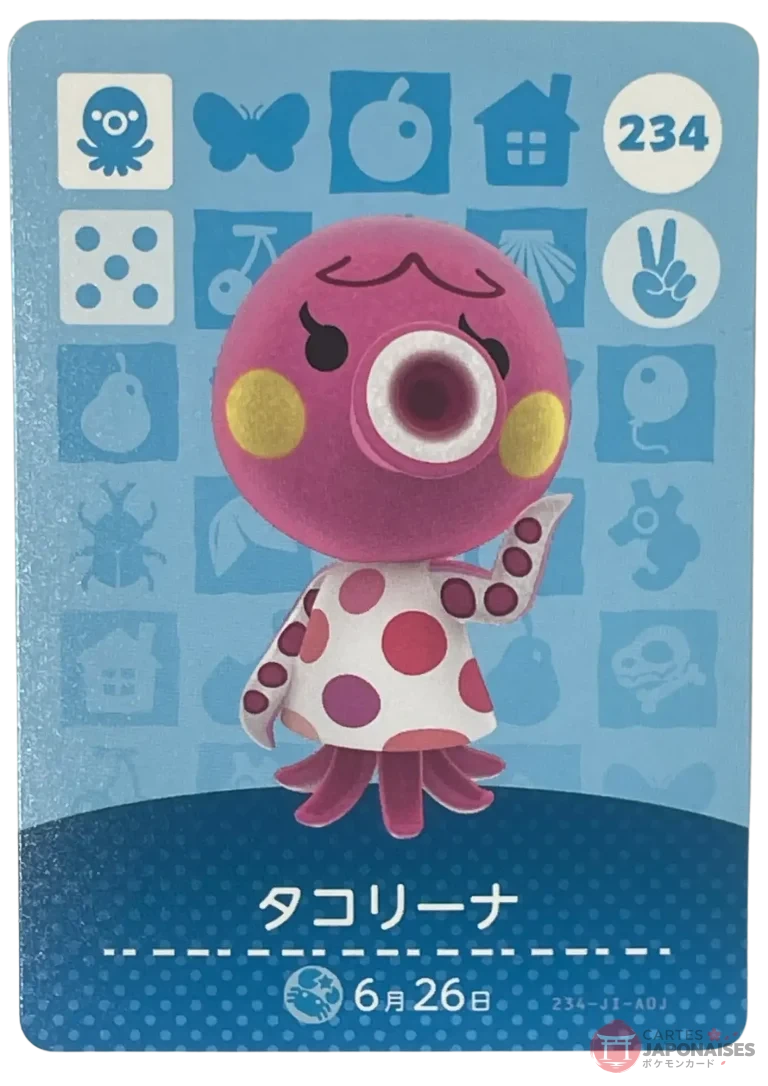 Animal Crossing Amiibo Card 234 Marina Series 3 Japanese