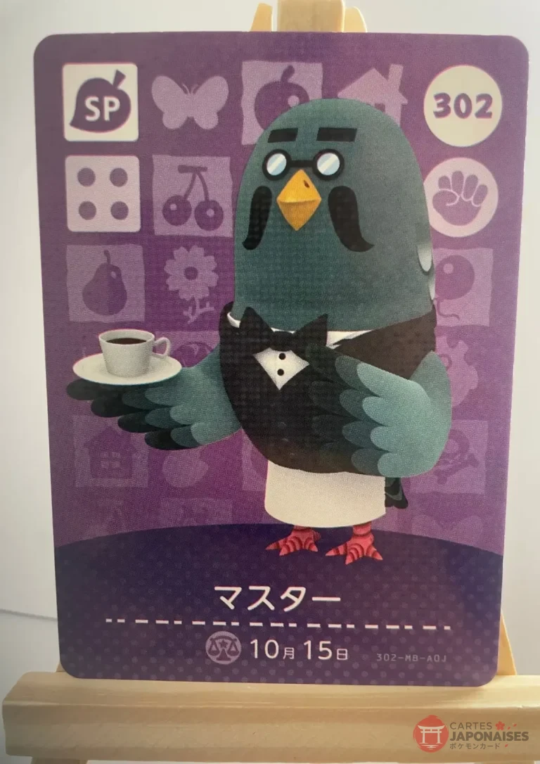 Animal Crossing Amiibo Card 302 Brewster (Robusto) Series 4 Japanese – Switch Europe compatible