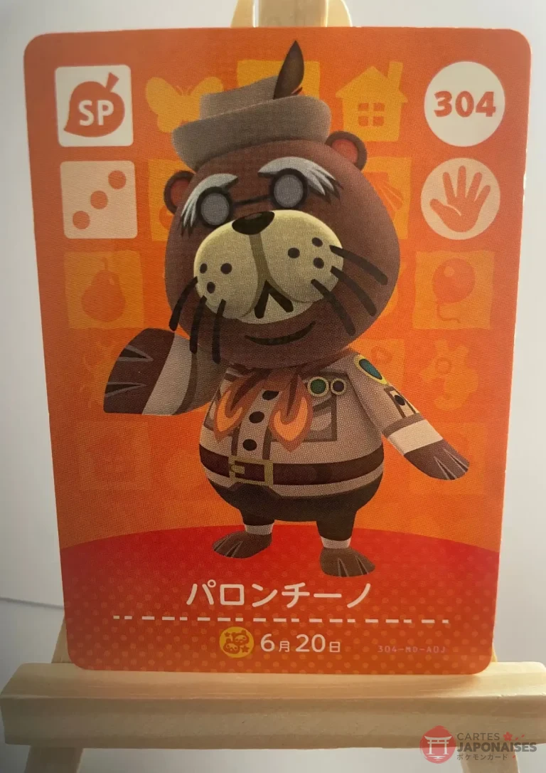 Animal Crossing Amiibo Card 304 Phineas (Hélium) Series 4 Japanese – Switch Europe compatible
