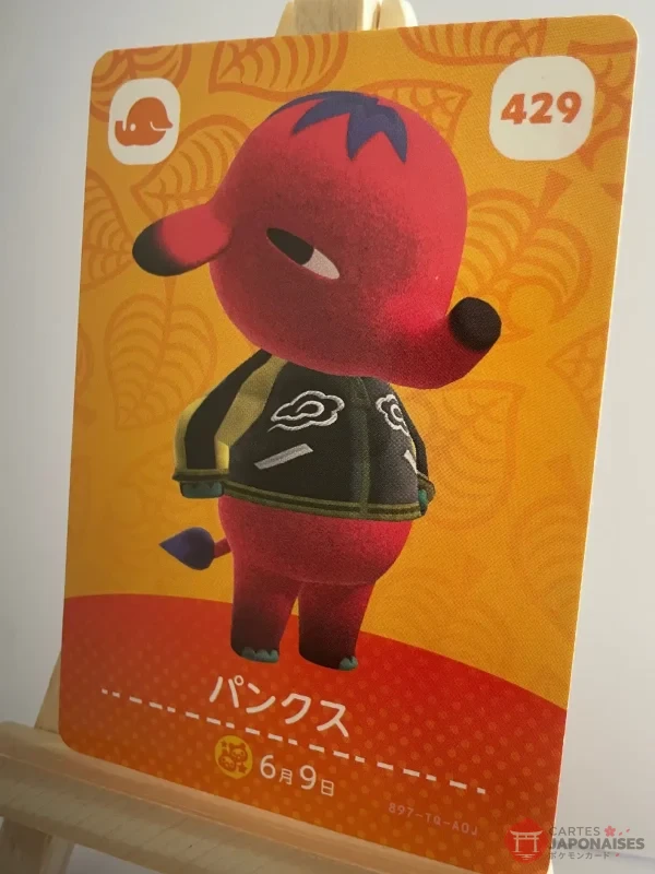 Animal Crossing Amiibo Card 429 Cyd (Punk) Series 5 Japanese – Switch Europe compatible