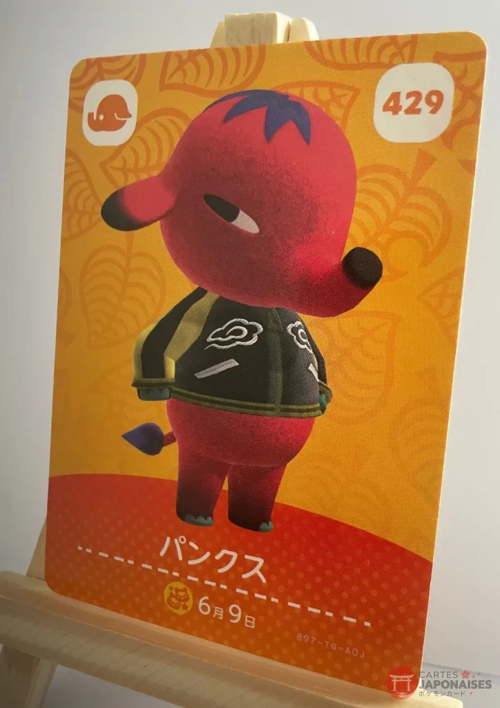 Animal Crossing Amiibo Card 429 Cyd (Punk) Series 5 Japanese – Switch Europe compatible