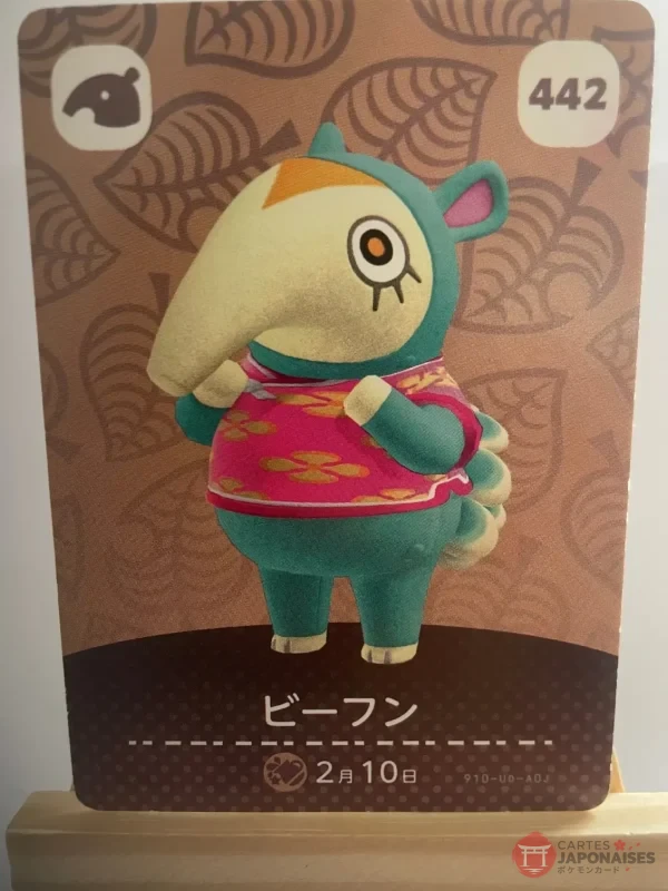 Animal Crossing Amiibo Card 442 Zoe (Cléo) Series 5 Japanese – Switch Europe compatible