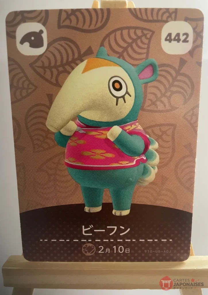 Animal Crossing Amiibo Card 442 Zoe (Cléo) Series 5 Japanese – Switch Europe compatible