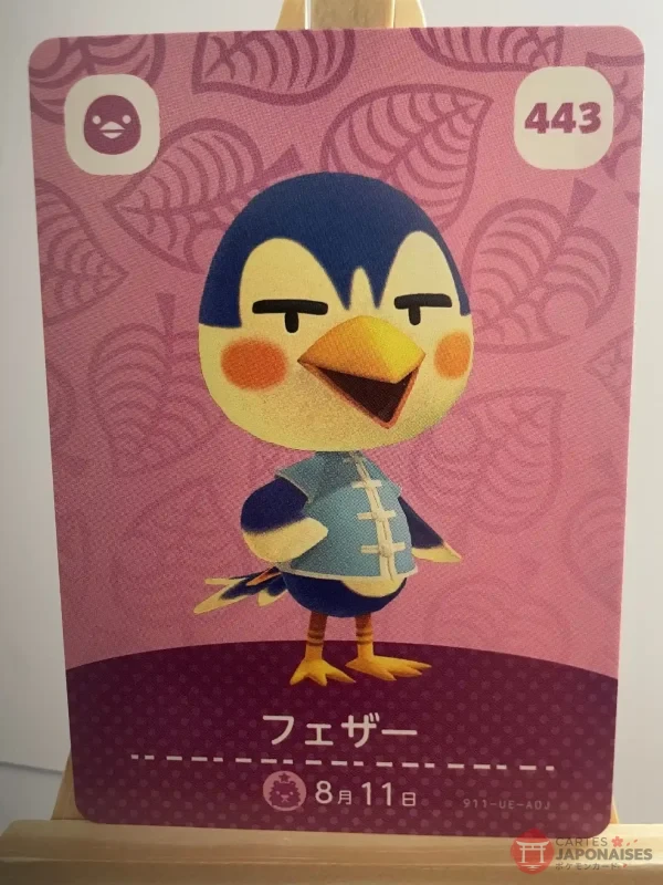 Carte Amiibo Animal Crossing 443 Boumboum Série 5 Japon – Compatible Switch Europe