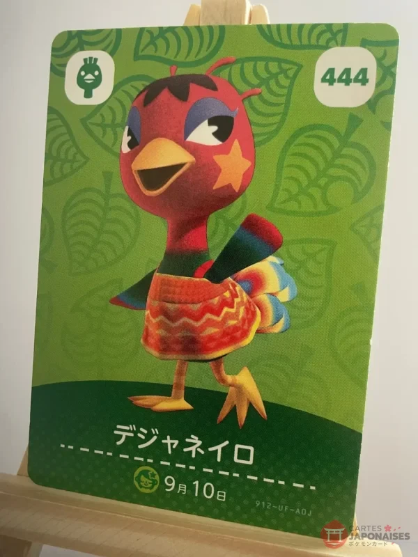 Animal Crossing Amiibo Card 444 Rio (Estrella) Series 5 Japanese – Switch Europe compatible