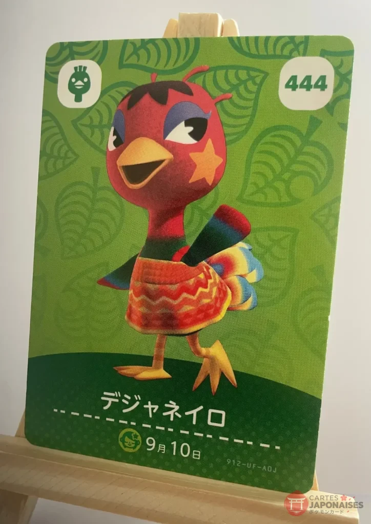 Animal Crossing Amiibo Card 444 Rio (Estrella) Series 5 Japanese – Switch Europe compatible