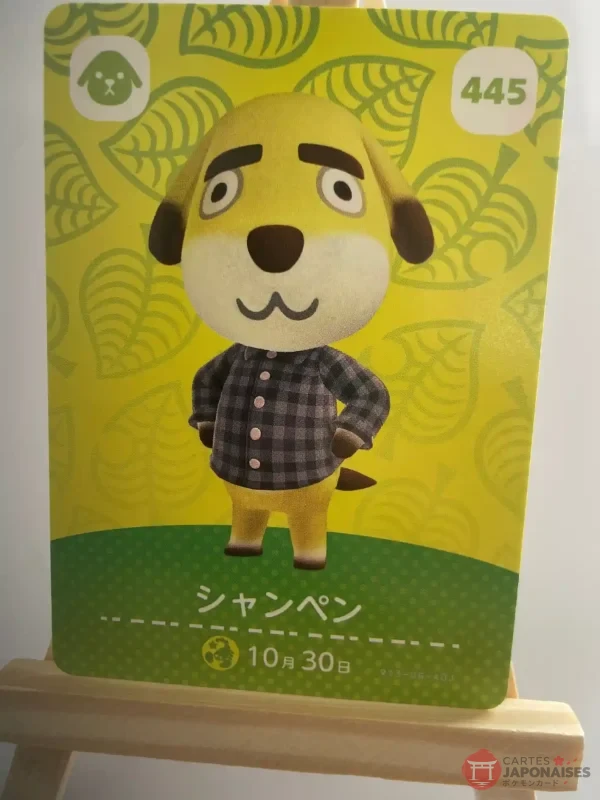Animal Crossing Amiibo Card 445 Frett (Foufou) Series 5 Japanese – Switch Europe compatible