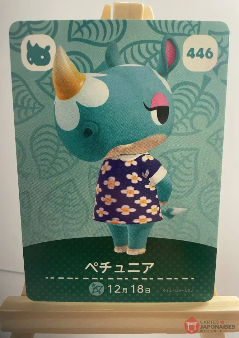 Animal Crossing Amiibo Card 446 Azalea (Azalée) Series 5 Japanese – Switch Europe compatible