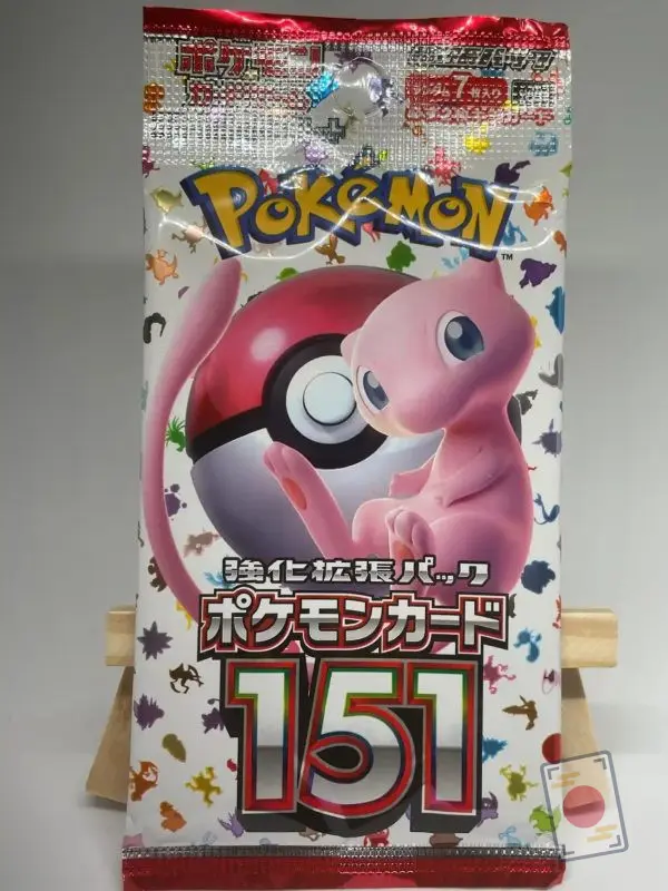 Brand new sealed Japanese Pokémon Card 151 (sv2a) booster pack, with Mew