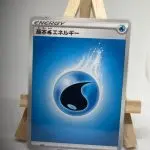Japanese Basic Water Energy card in the ENERGY design of the Sword & Shield era, for a Water-type Pokémon deck