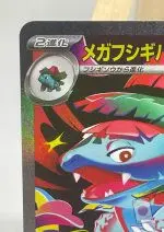 Close-up of the top left corner of the Mega Venusaur ex SAR 087/063 card