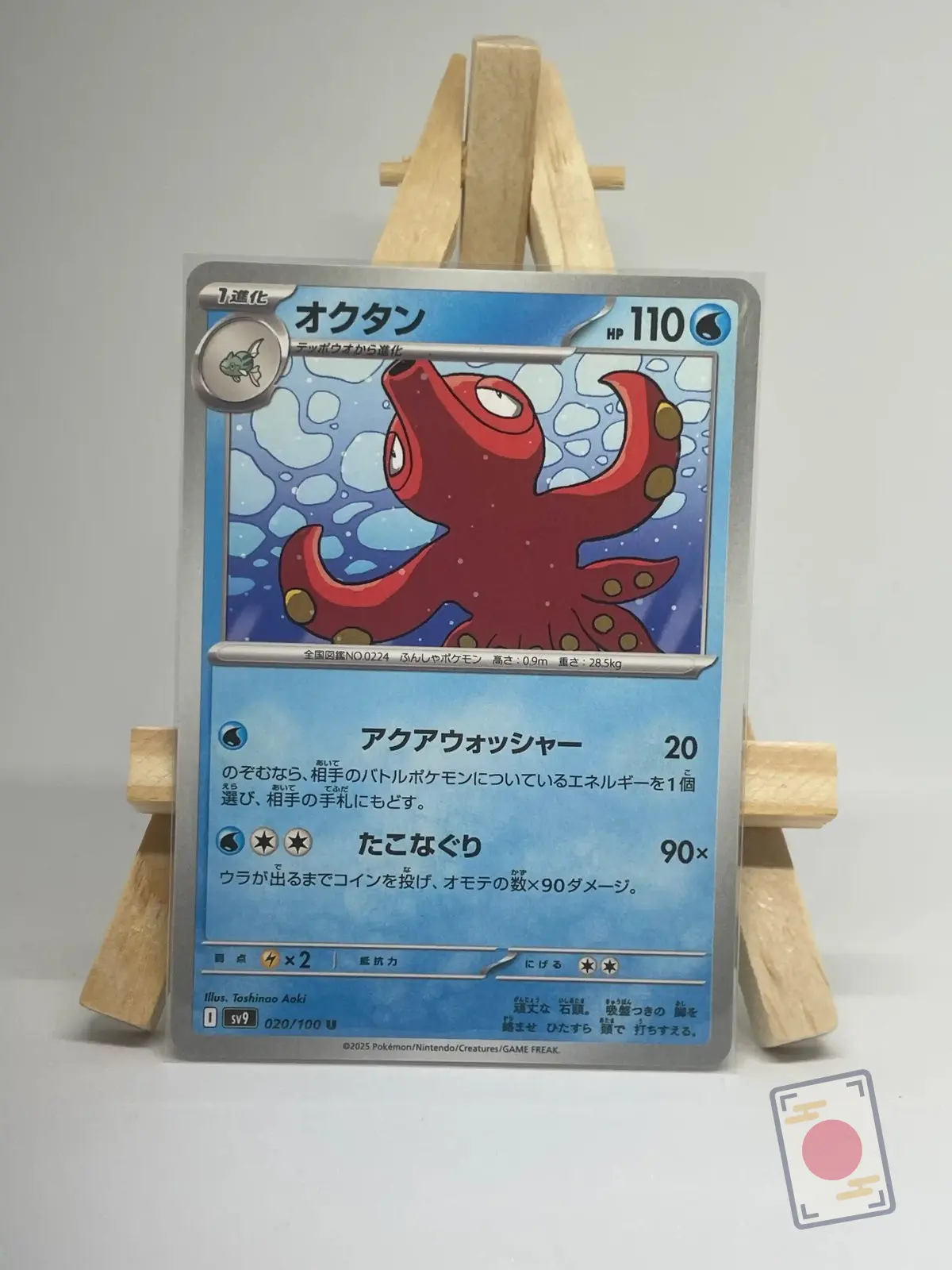 octillery 020 100 sv9 battle partners Japanese Pokémon card Octillery 020/100, sv9 Battle Partners, illustrated by Toshinao Aoki