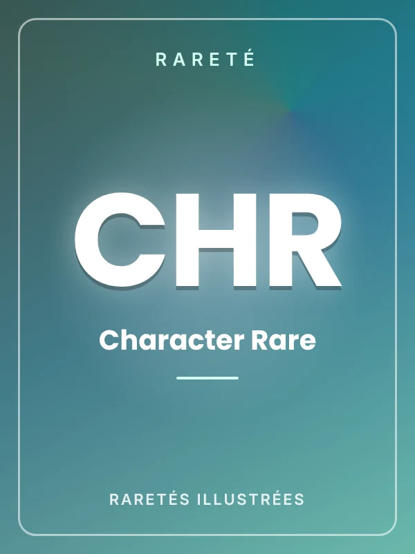 Rareté CHR – Character Rare : cartes Pokémon japonaises