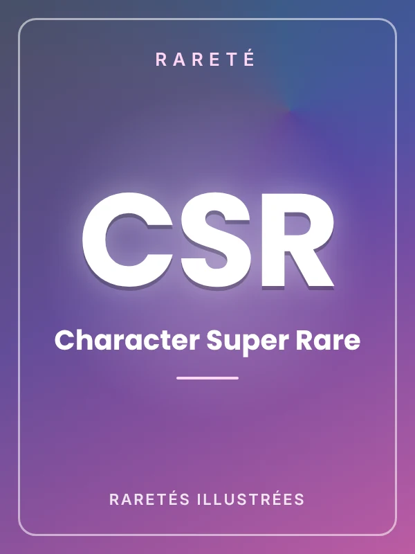 Rareté CSR – Character Super Rare : cartes Pokémon japonaises