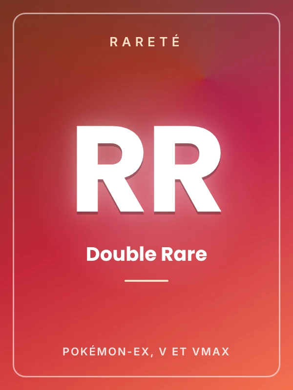 Rareté RR – Double Rare : cartes Pokémon japonaises
