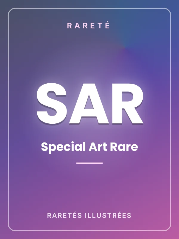 Rareté SAR – Special Art Rare : cartes Pokémon japonaises