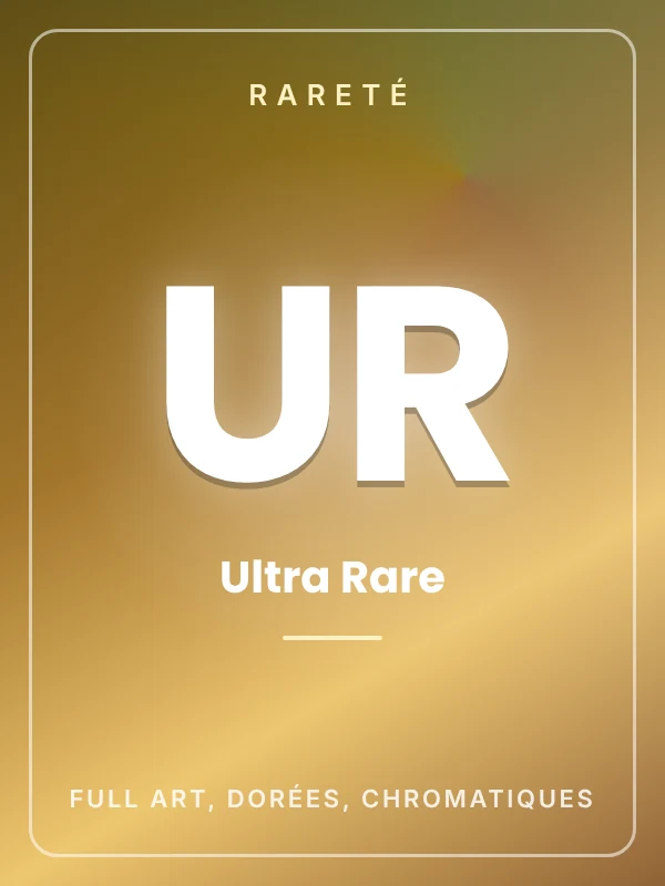 Rareté UR – Ultra Rare : cartes Pokémon japonaises