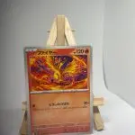 Japanese Pokémon card Moltres 014/080, m2 MEGA Inferno X set (Phantasmal Flames), illustrated by Kazumasa Yasukuni